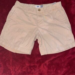 Old Navy Khaki Button-Front Shorts